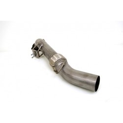 Piper exhaust Ford Fiesta MK7 ST180 Turbo downpipe with cat bypass, Piper Exhaust, CAT89B